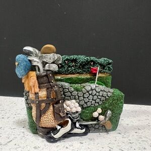 FIGI GRAPHICS 90s Business Card Holder Desk Organizer Golf Bag Golf Club Sports